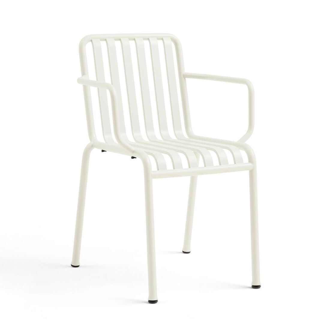 HAY Living Palissade Chair Cream White, Mit Armlehnen