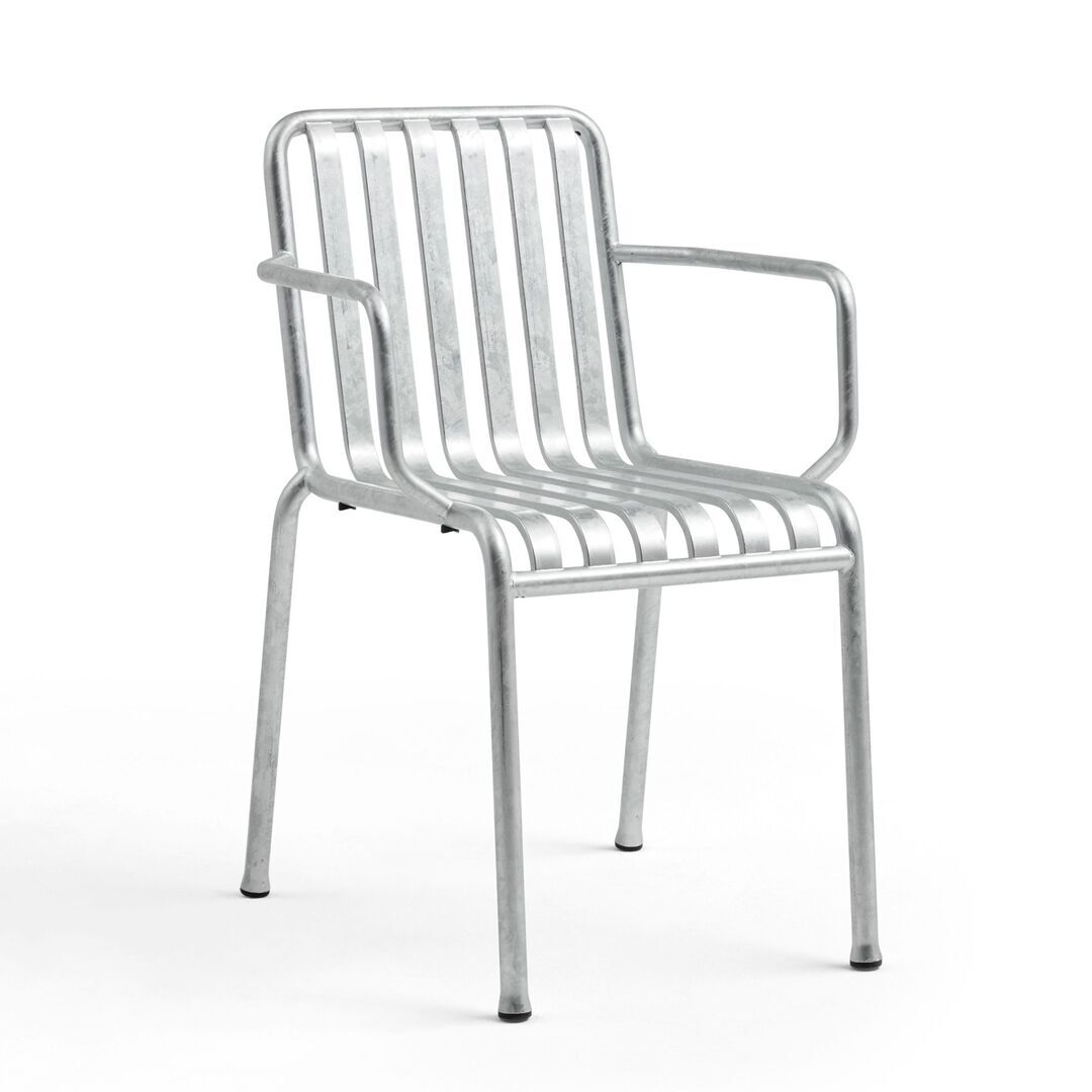 HAY Living Palissade Chair Stahl feuerverzinkt, Mit Armlehnen