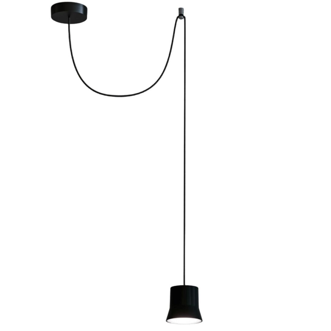 Artemide Artemide Giò light Decentrata LED Pendelleuchte Hellrosa RAL 3015, Schwarz, Weiss / Weiss