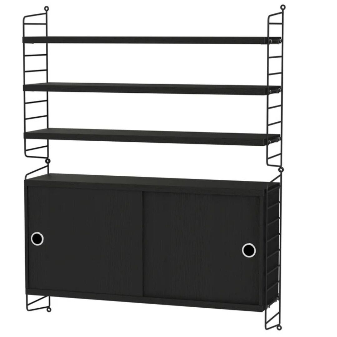 String_Furniture_System_Wohnzimmer_I_Schwarz_Schwarz
