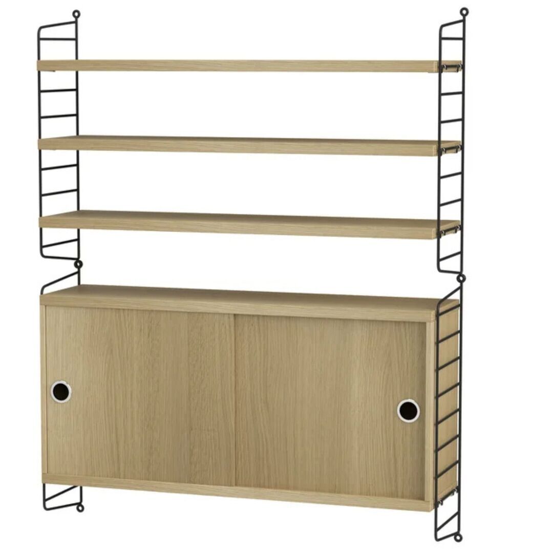 String_Furniture_System_Wohnzimmer_I_Schwarz_Eiche