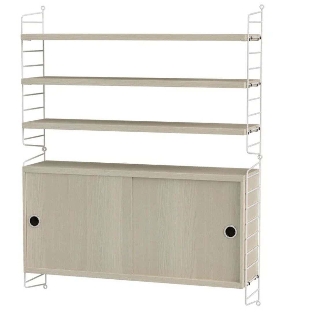 String_Furniture_System_Wohnzimmer_I_Weiss_Esche
