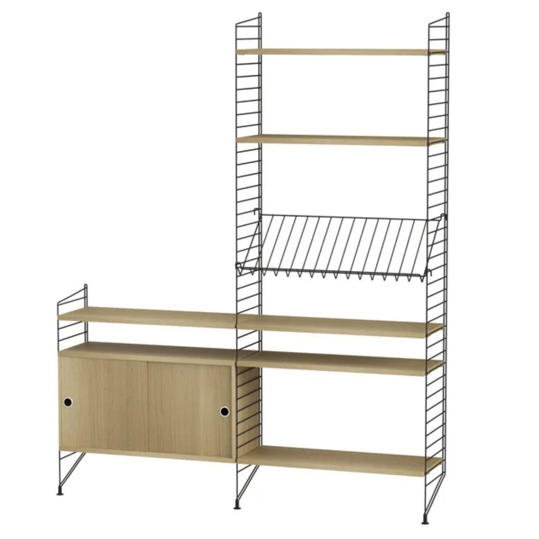 String_Furniture_System_Wohnzimmer_K_Schwarz_Eiche