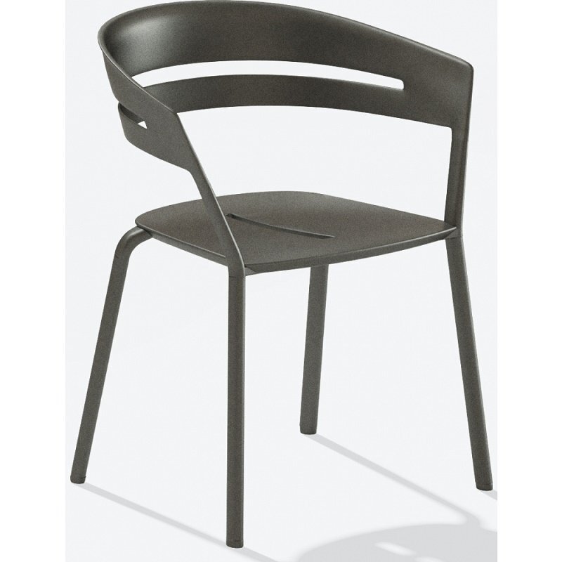 Fast Ria Esszimmerstuhl - 9-Metallic Grey