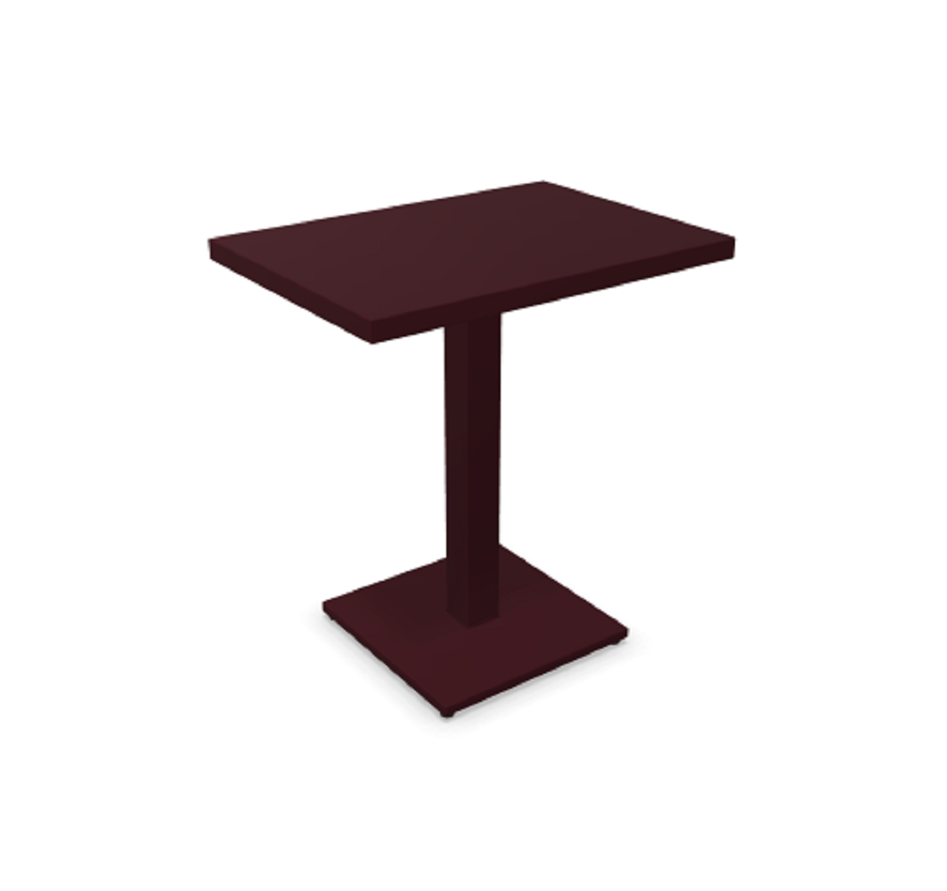 EMU Round 476 Gartentisch 70 x 50cm - 46 Intensives Rot