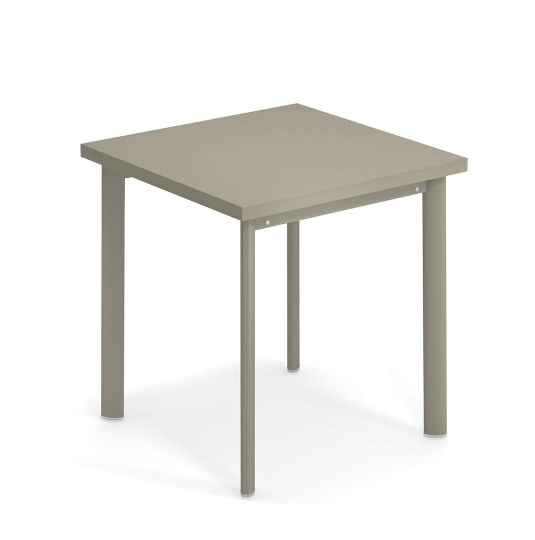 EMU Tisch Star Quadratisch klein - 37 Grau-Grun