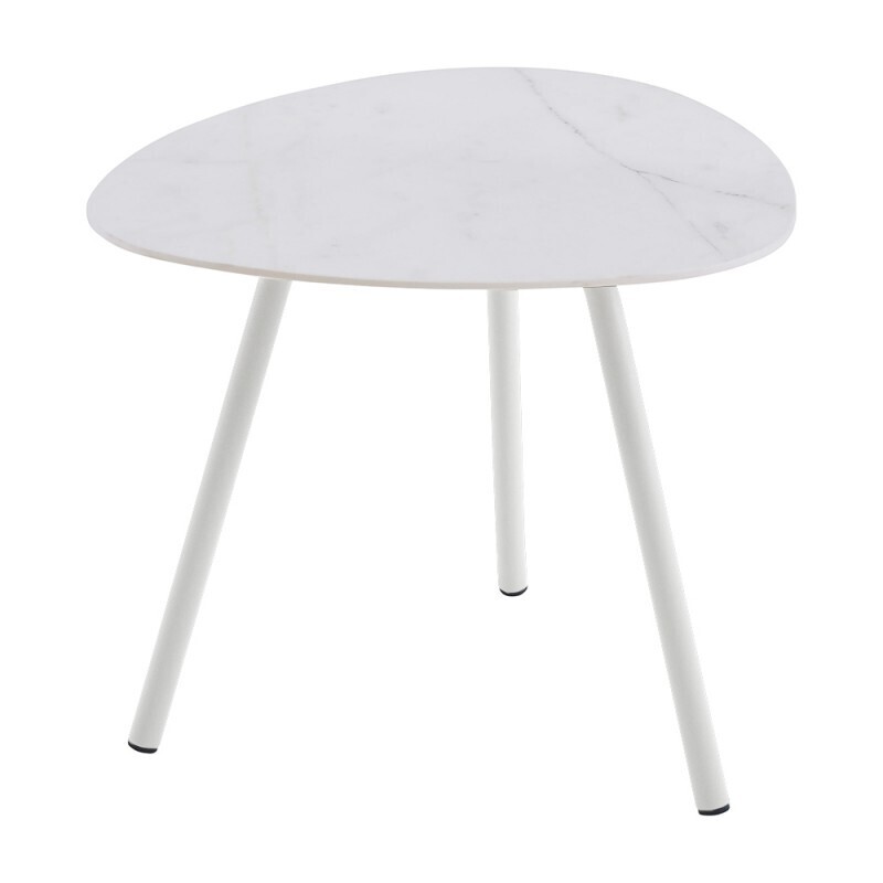 Emu, Terramare, kleiner Beistelltisch - Bianco Straturario - Weiss