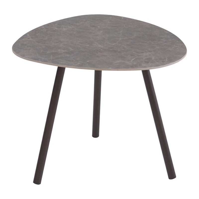 Emu, Terramare, kleiner Beistelltisch - Emperador - Schwarz