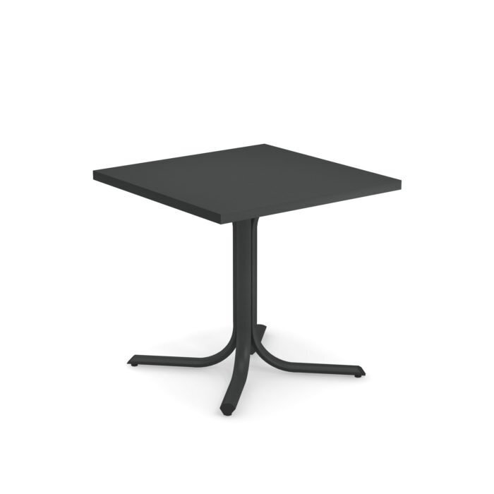 Emu Table System Tavolo Bordo Squadrato 80x80 - 22 Antikeisen
