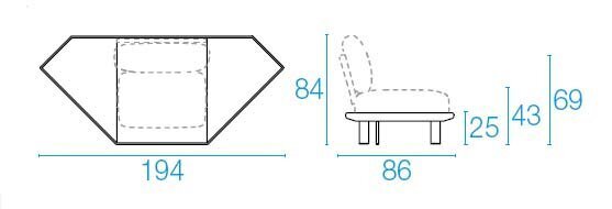 Emu Tami 769 Outdoor Sofa Eckmodul
