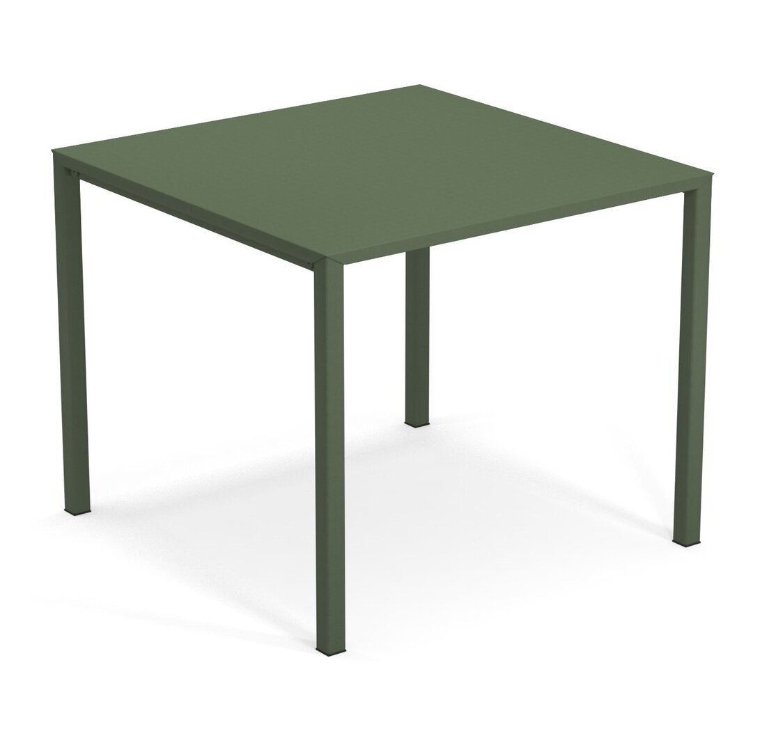 EMU Urban Tisch quadratisch stapelbar-90x90 - 17 Miltärgrün