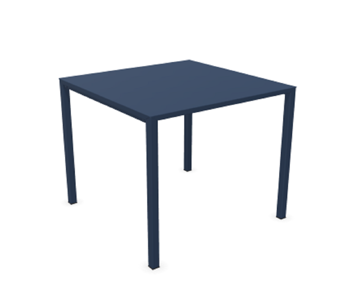 EMU Urban Tisch quadratisch stapelbar-90x90 - 43 Saphirblau
