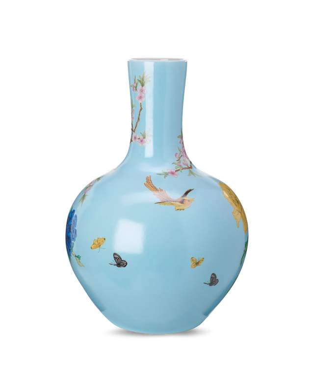 Pols Potten Ball Body Vase - Light Blue