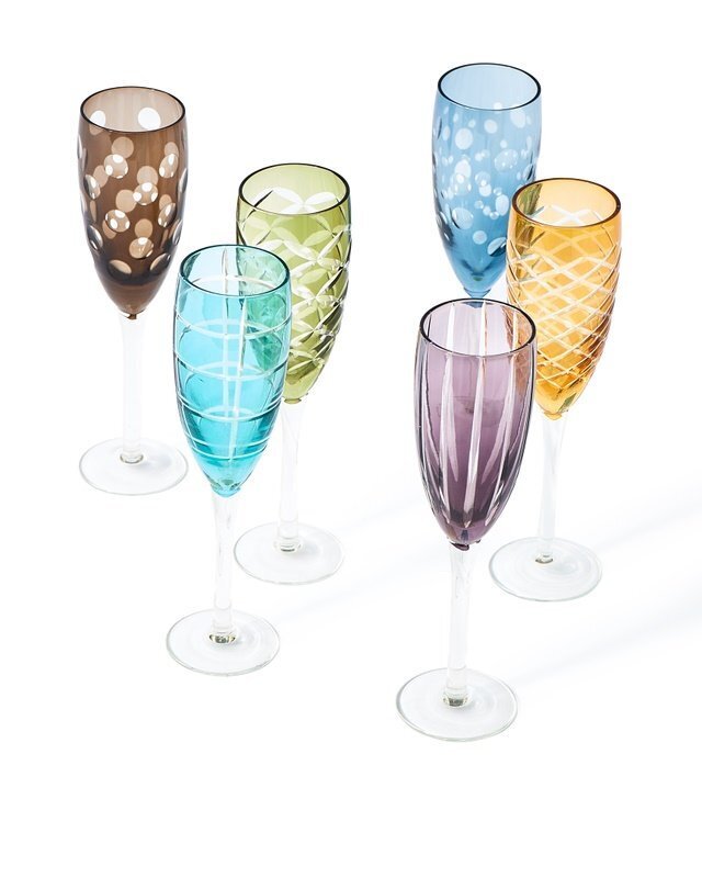 Pols Potten Cuttings Champagne Glasses 