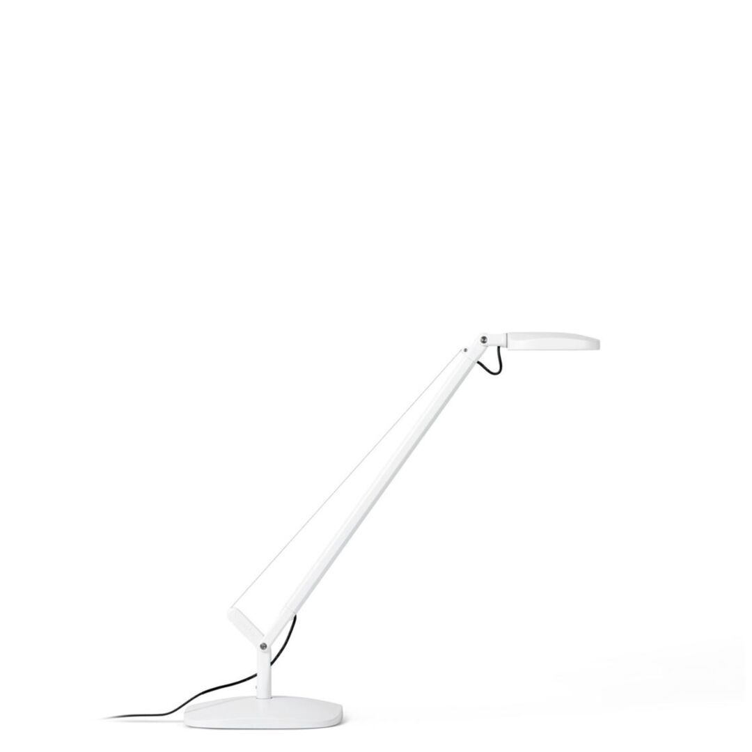 FontanaArte FontanaArte Volée Tischleuchte Hellrosa RAL 3015, Weiss / Weiss, Basis, Weiß RAL 9016, Klein
