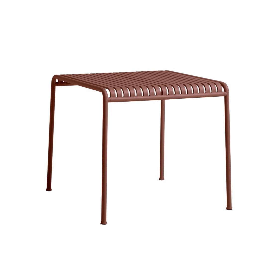 HAY Living Palissade Table Eisenrot, B: 90 cm / L: 82.5 cm 