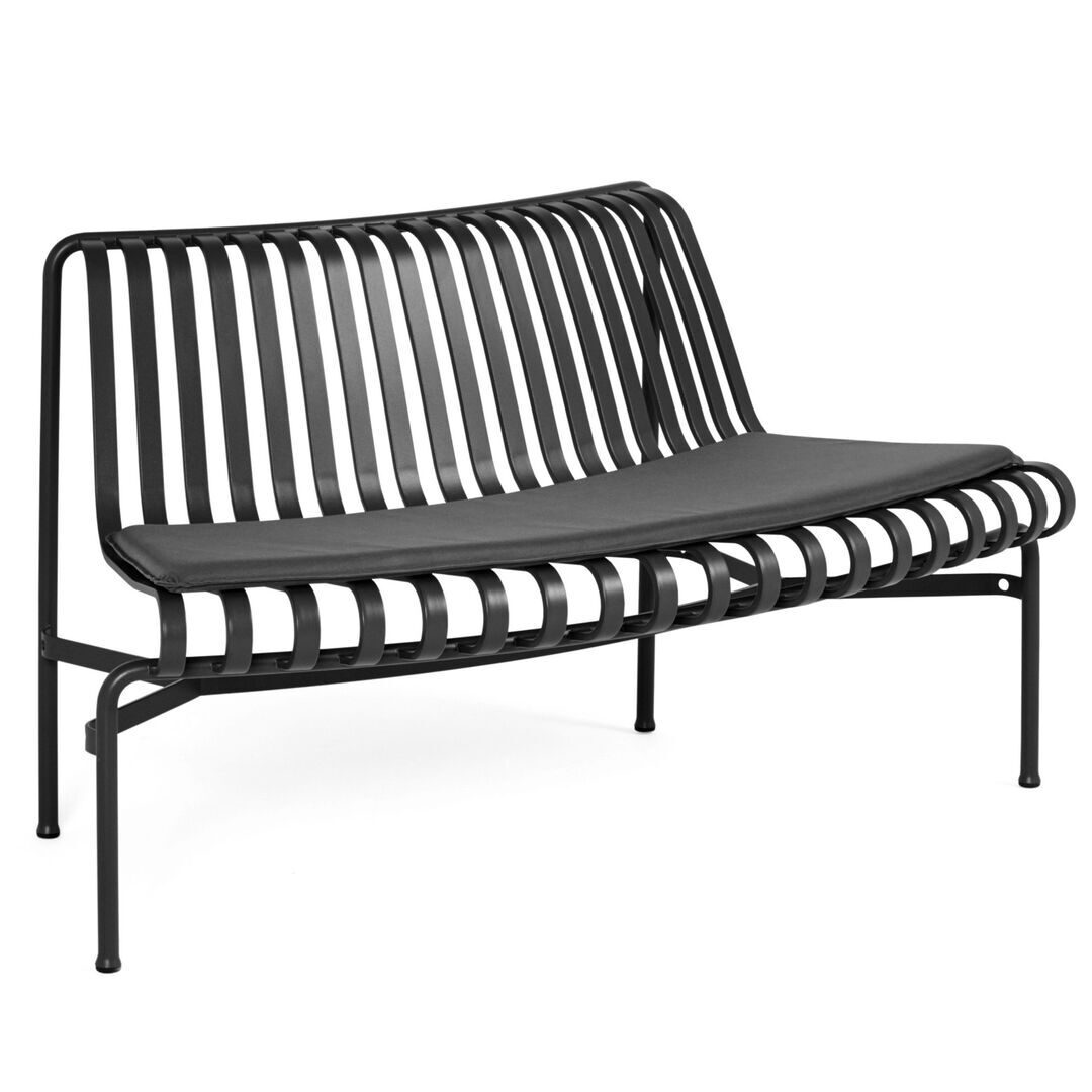HAY Living Gartenbank Palissade Dining Out von Hay Anthracite