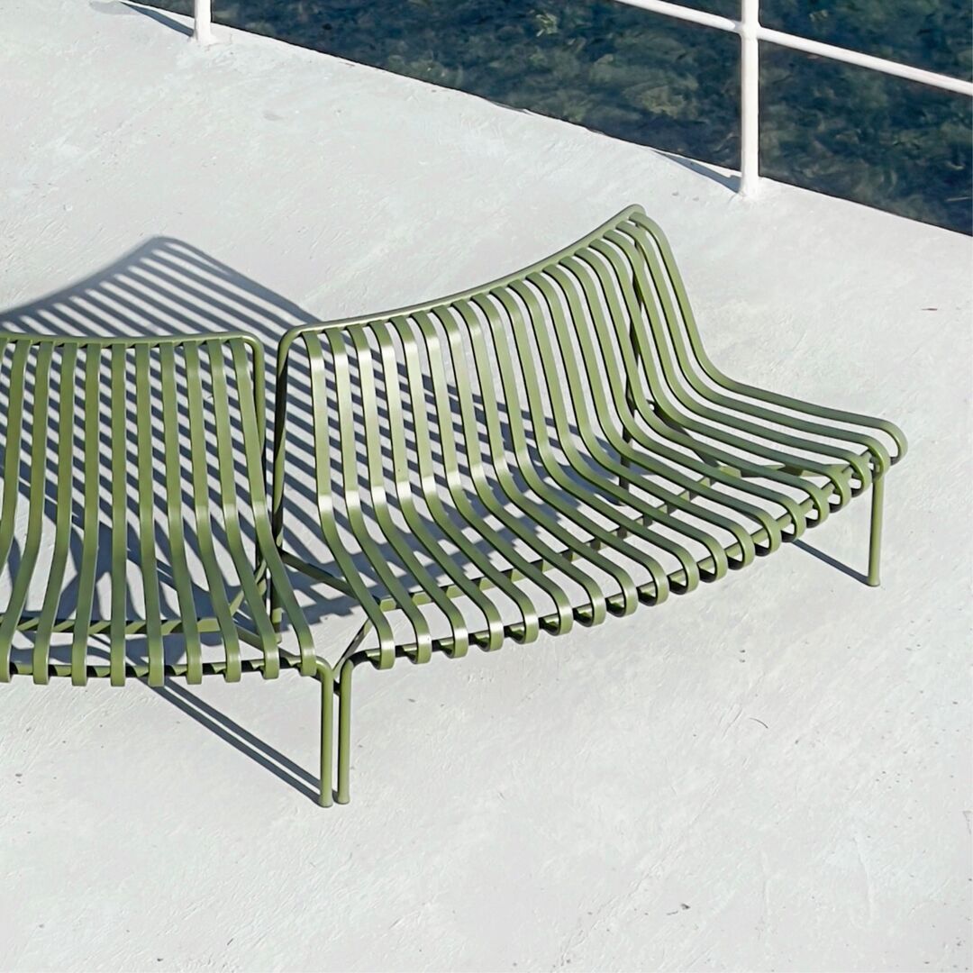 HAY Living Gartenbank Palissade Dining Out von Hay Olive