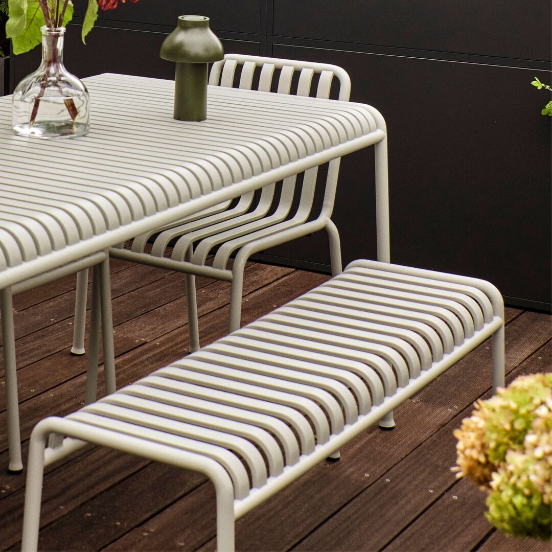 HAY Living Palissade Bench Cream WhiteHAY Living Palissade Bench Cream White