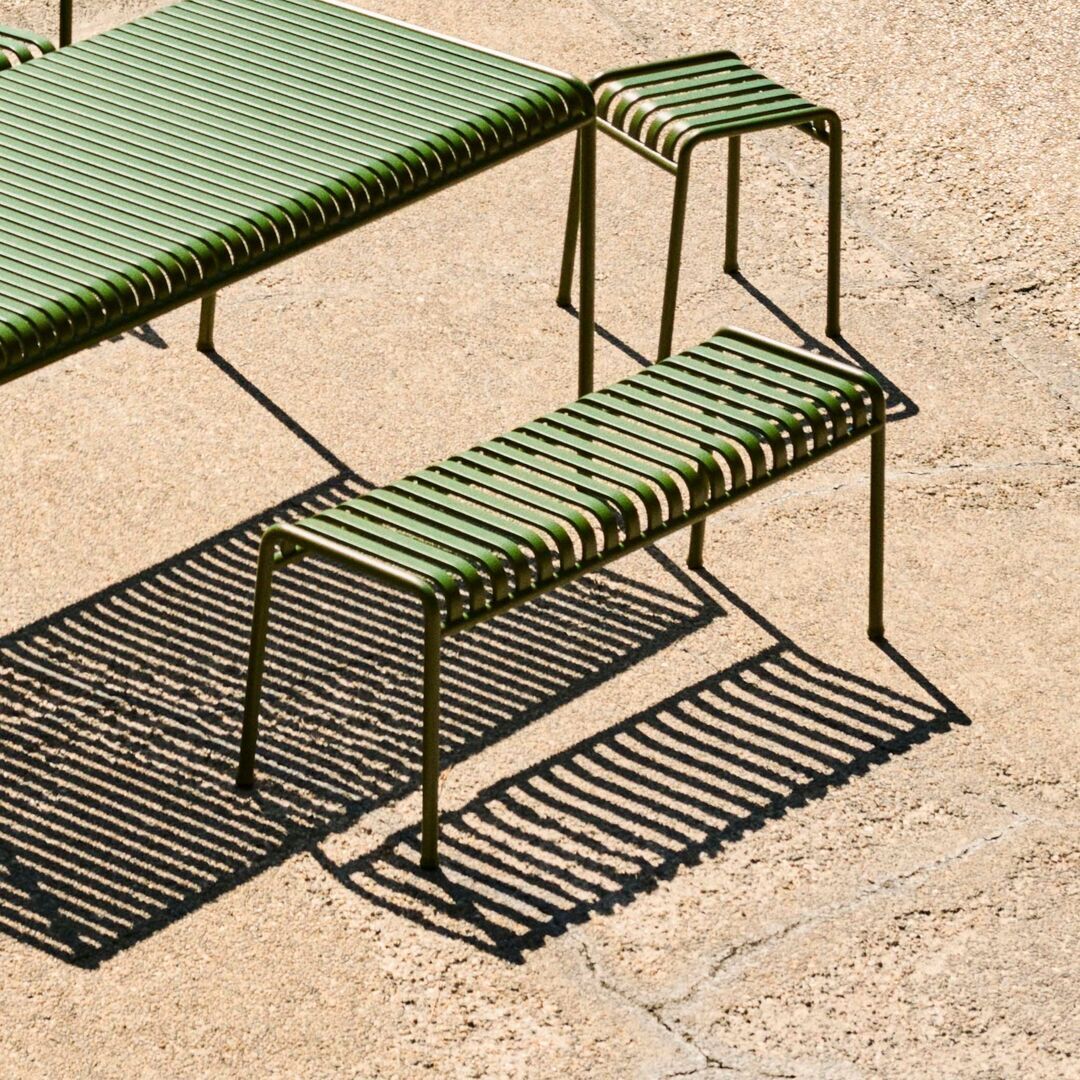 HAY Living Palissade Bench Olive