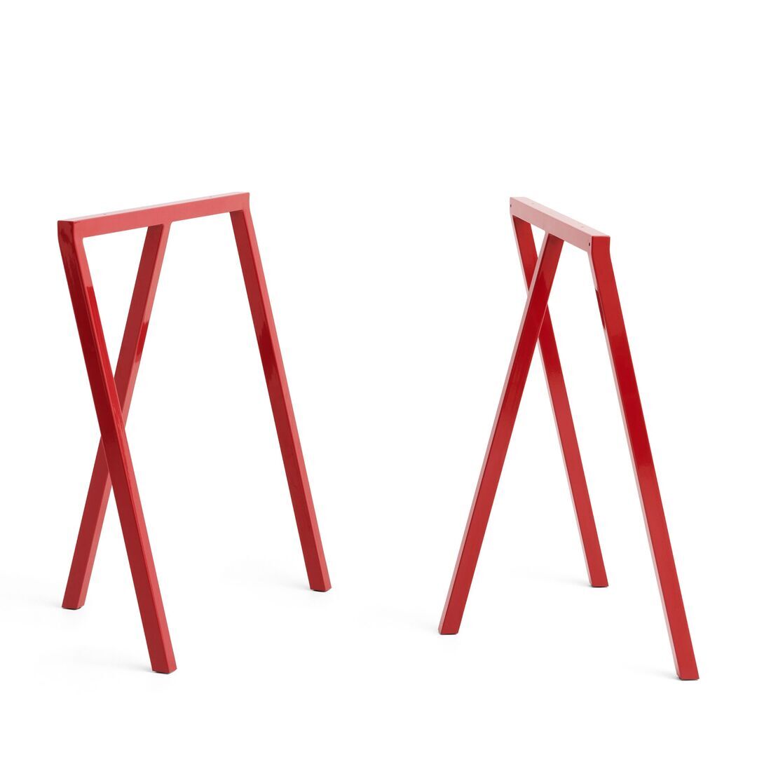 HAY Living Loop Stand Frame Set of 2 Kastanienrot, H: 72 cm 