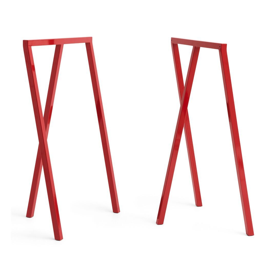 HAY Living Loop Stand Frame Set of 2 Kastanienrot, H: 95 cm 