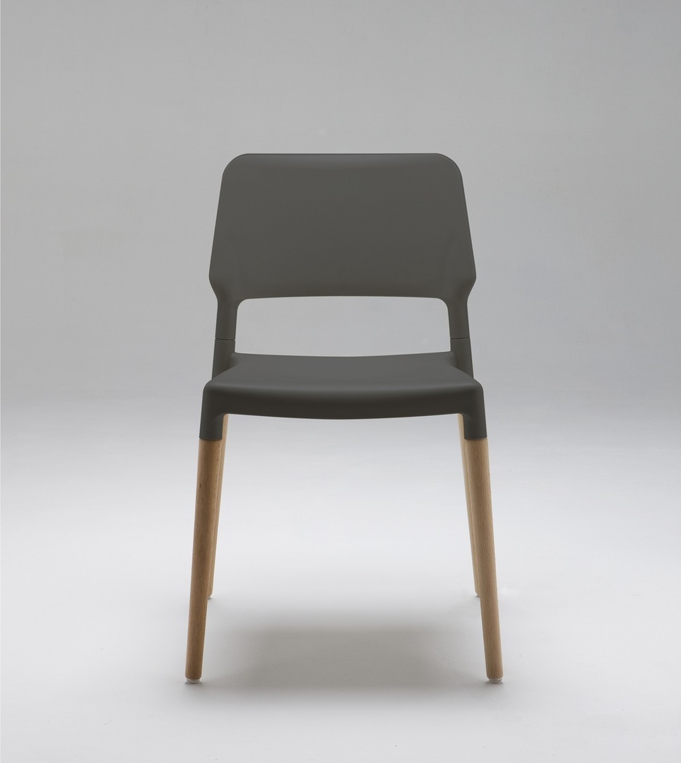 Santa & Cole Belloch Stühle - Grey - Natural Beech Wood