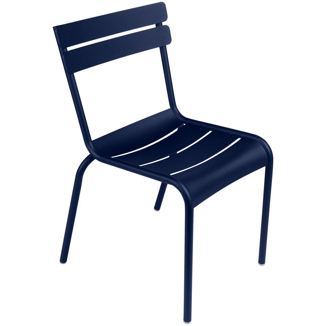 Fermob Luxembourg Stuhl stapelbar-Abyssblau von Fermob Abyssblau 92