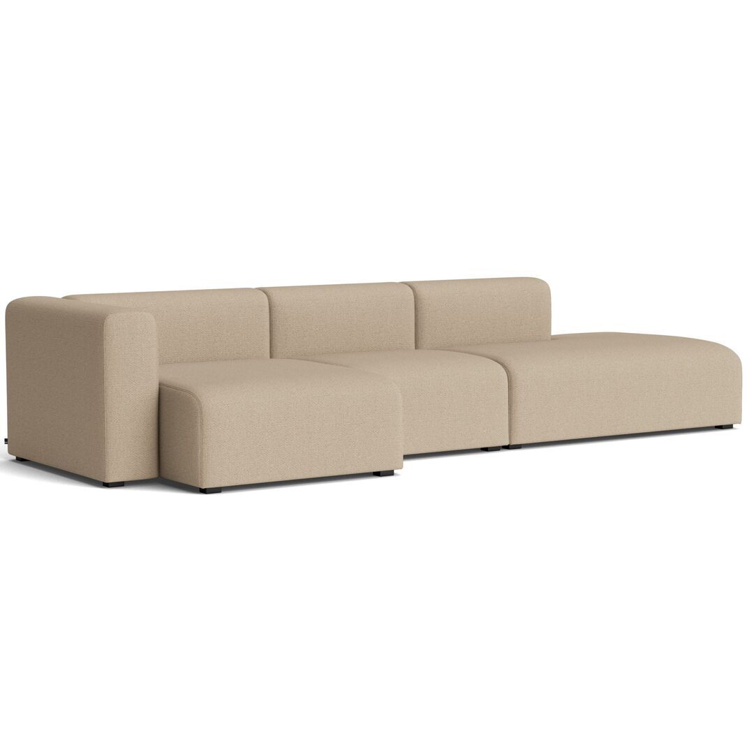 Hay Mags 3 Seater Sofa Combination 4 Links, Maglia warm grey
