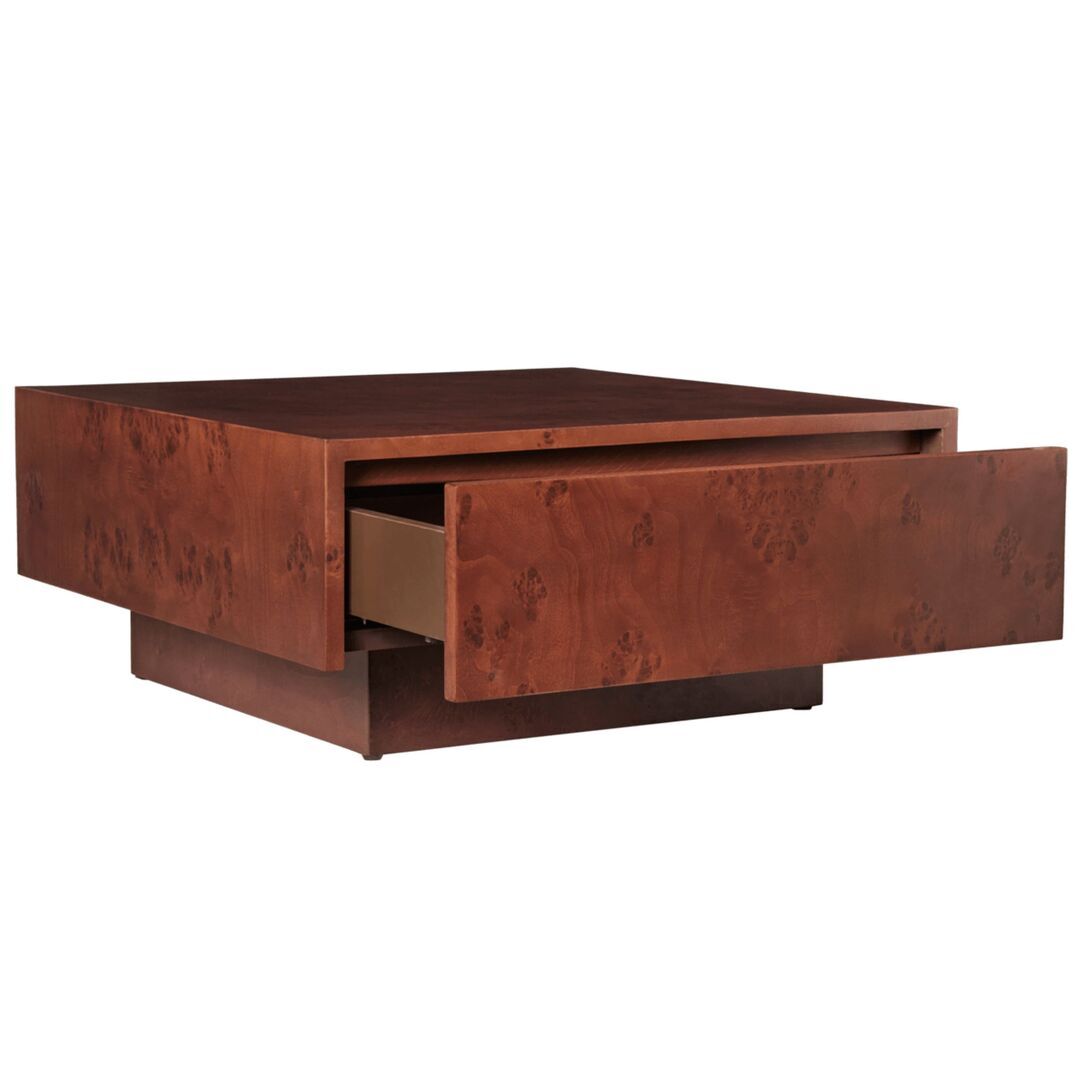 Ferm Living Couchtisch Burl Storage von Ferm Living Dark Stained Burl
