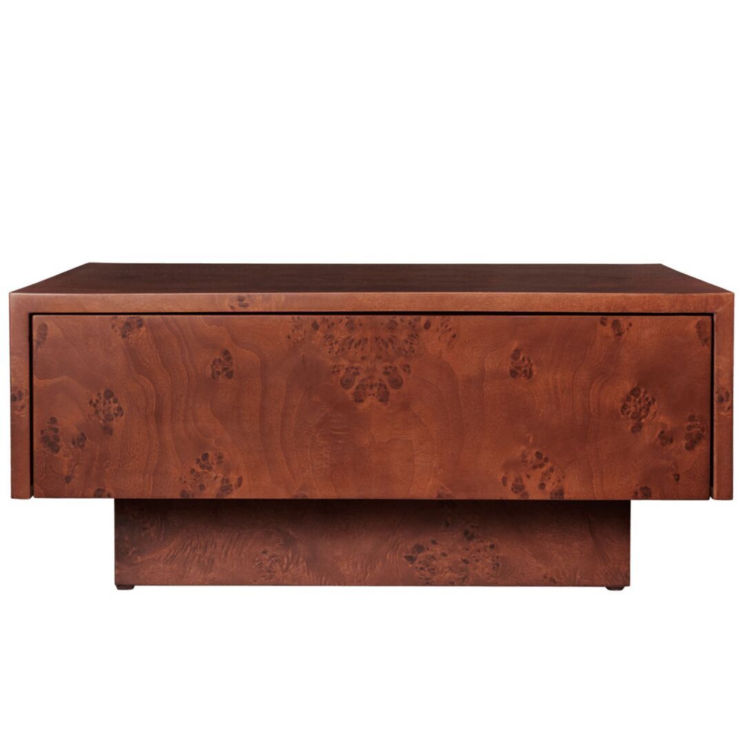 Ferm Living Couchtisch Burl Storage von Ferm Living Dark Stained Burl