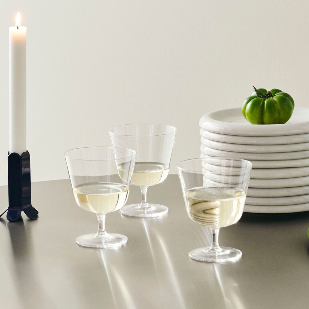 HAY Living Curve Weinglas von Hay Clear