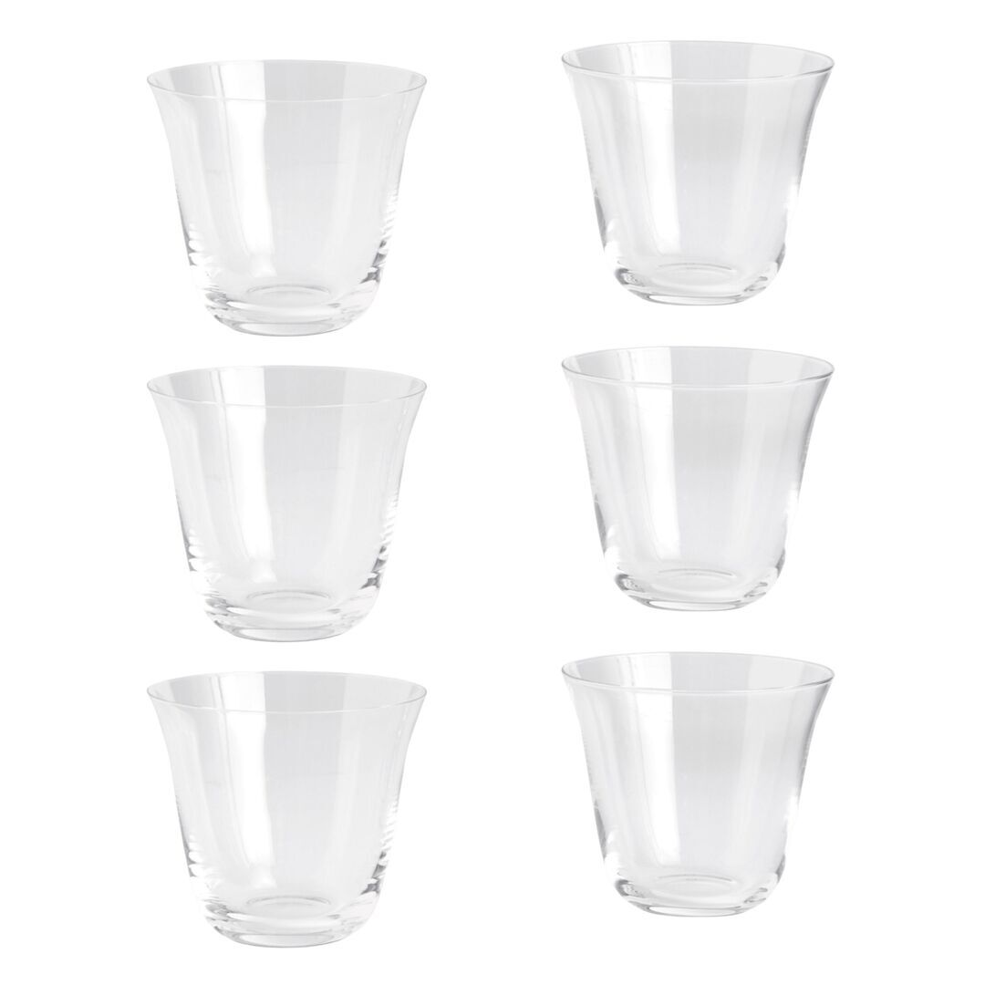 HAY Accessoires Curve Tumbler Glas von Hay Clear