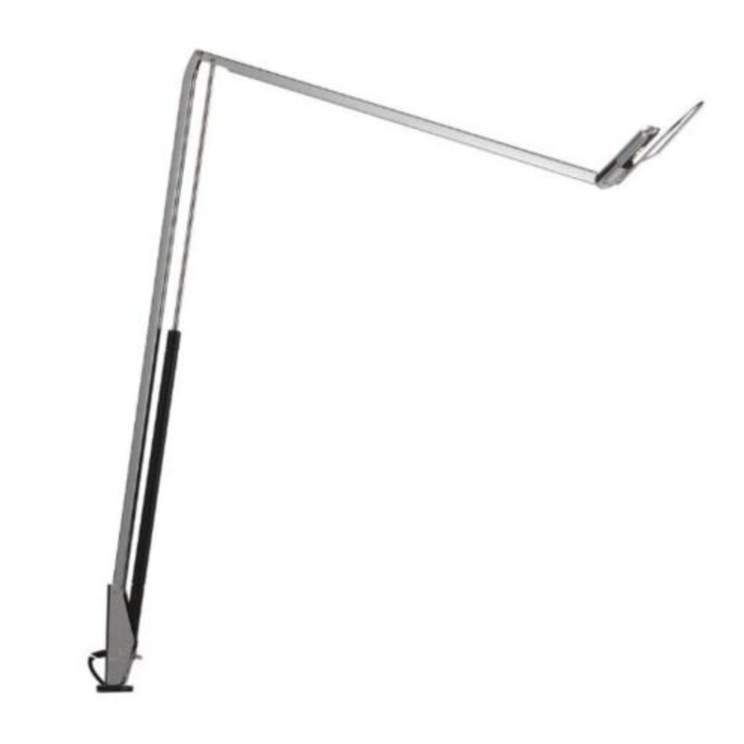 Belux Tischleuchte Liftolino von Belux  Schwarz, L 1800 mm, Chrom, 4000 K