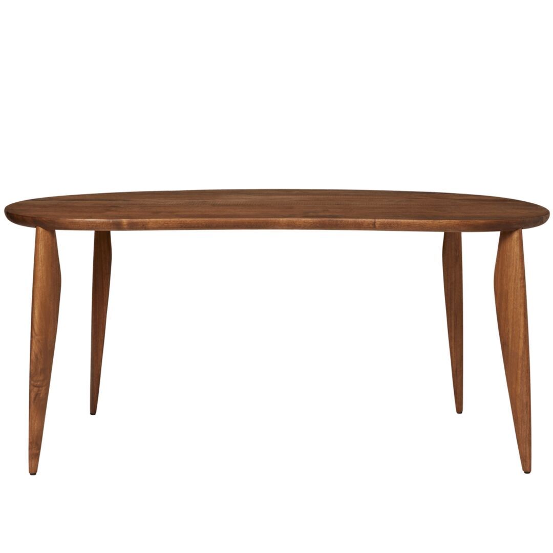 Ferm Living Kompakter Esstisch Feve von Ferm Living Walnut
