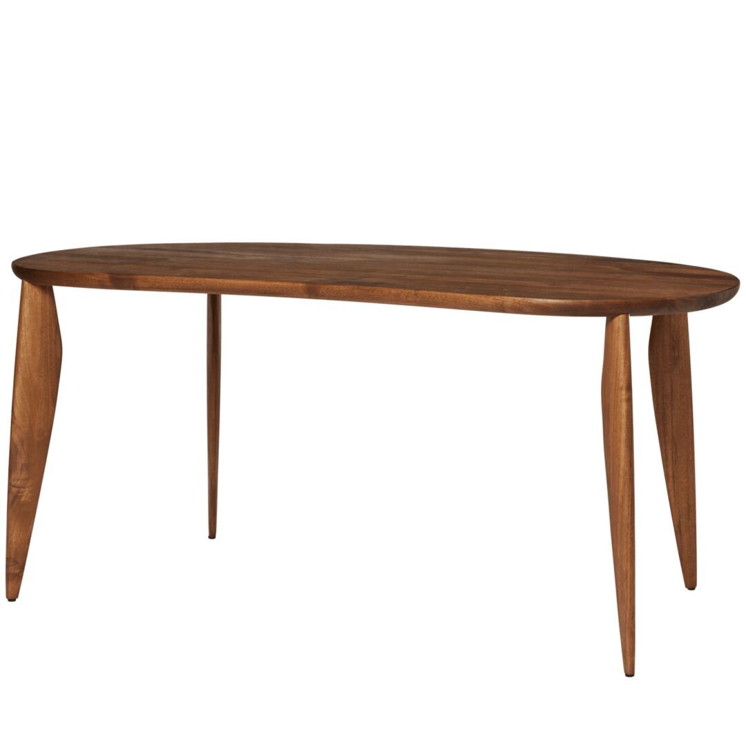 Ferm Living Kompakter Esstisch Feve von Ferm Living Walnut
