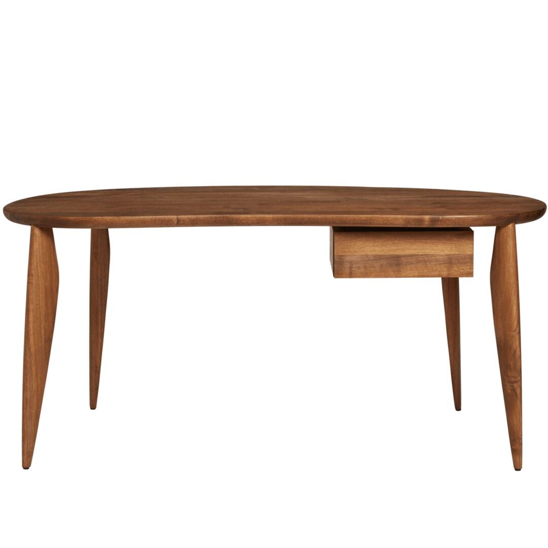 Ferm Living Kompakter Esstisch Feve von Ferm Living Walnut
