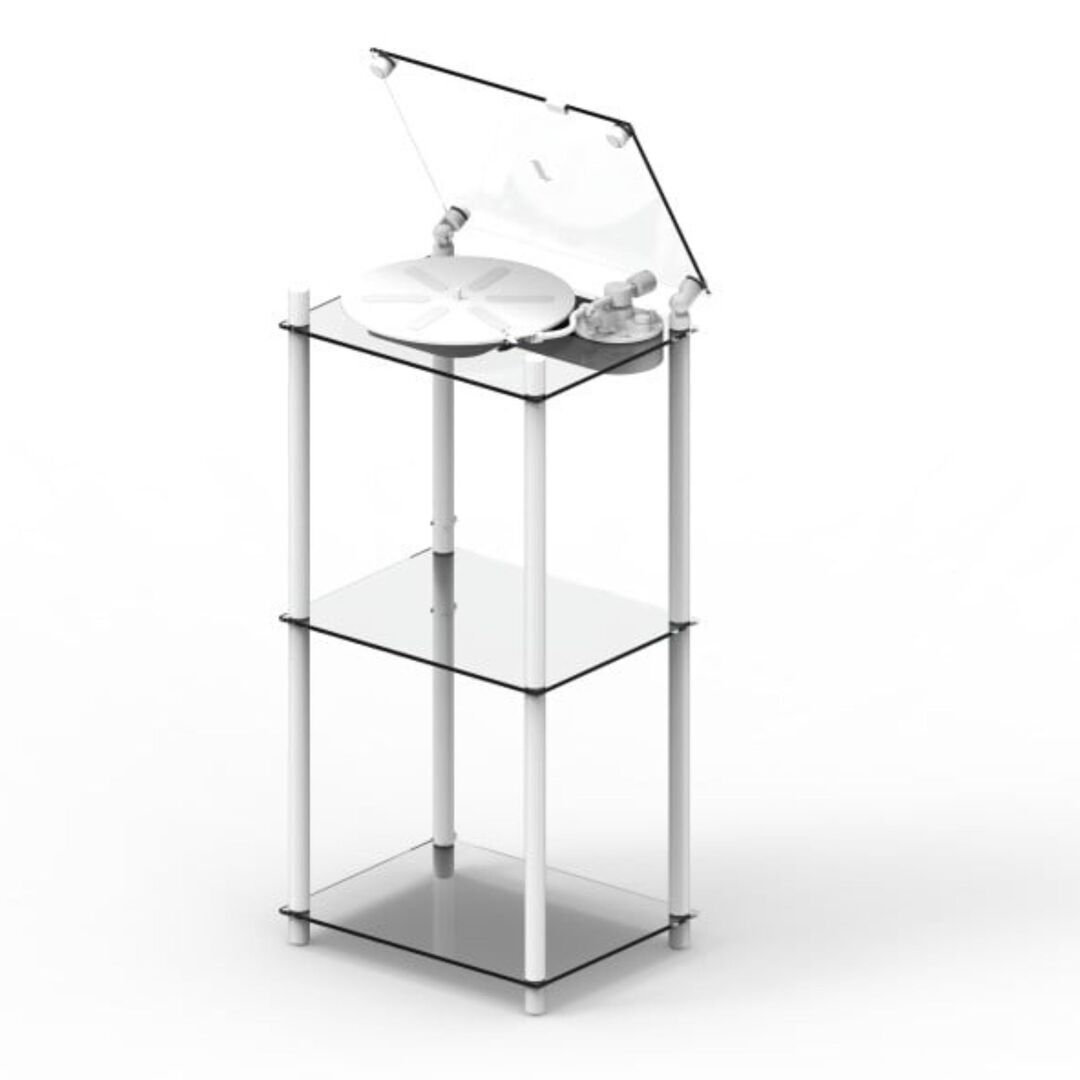 Transparentsound Turntable Tischständer von Transparent Weiss