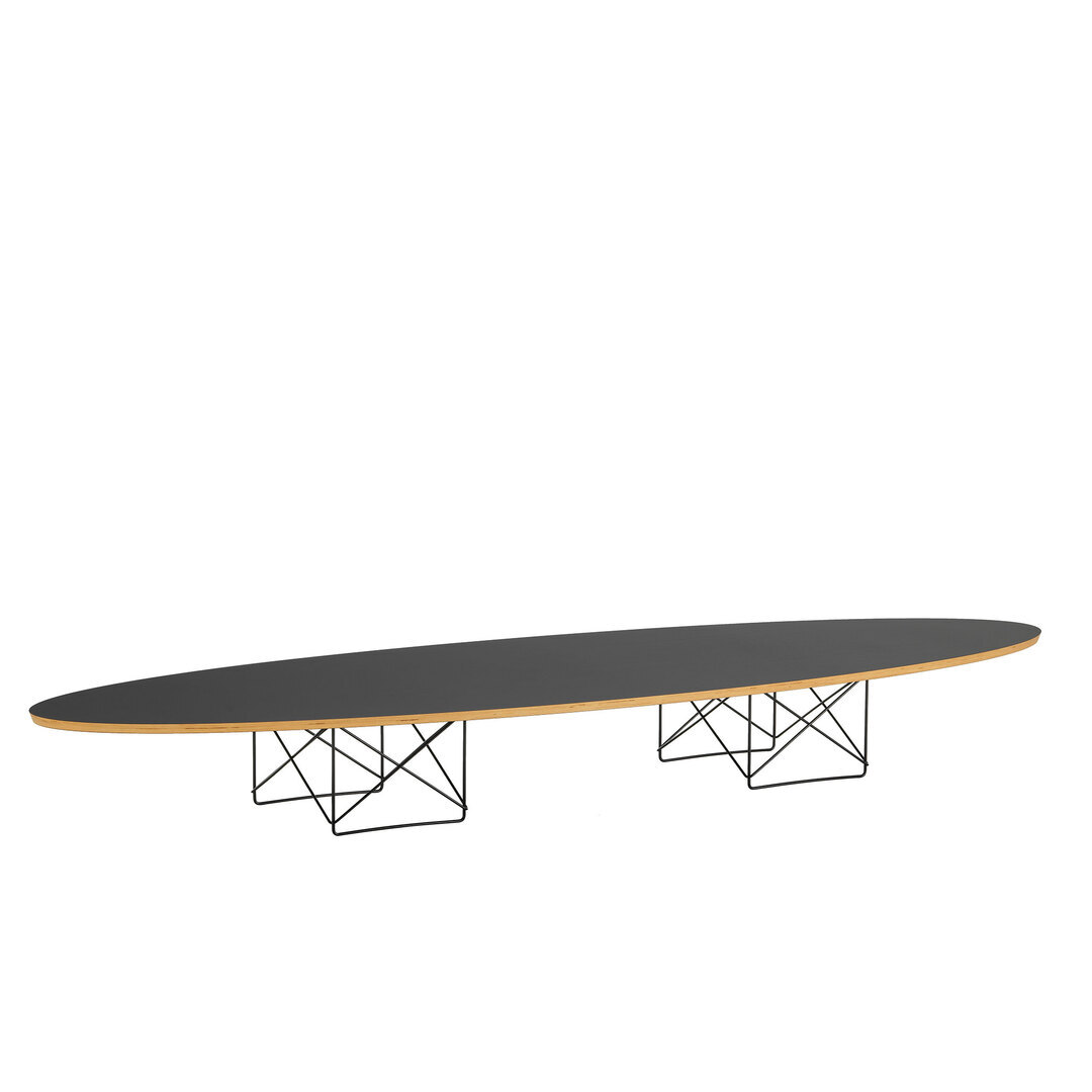 Vitra Couchtisch 'Elliptical ETR' Schwarz