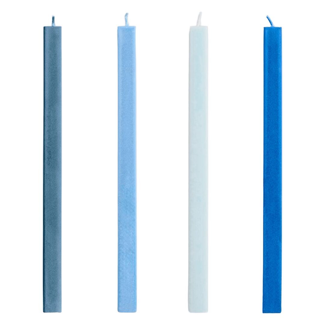 HAY Accessoires Kerze Square im 4er Set von Hay Blues