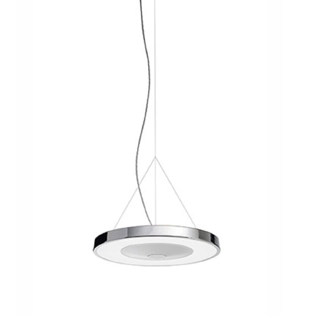Belux Pendelleuchten Disk von Belux  Chrome, Exklusive Leuchtmittel, 4000K, CRI80