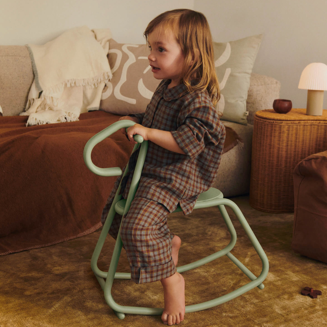 Ferm Living Schaukelpferd Lussi von Ferm Living Tea Green