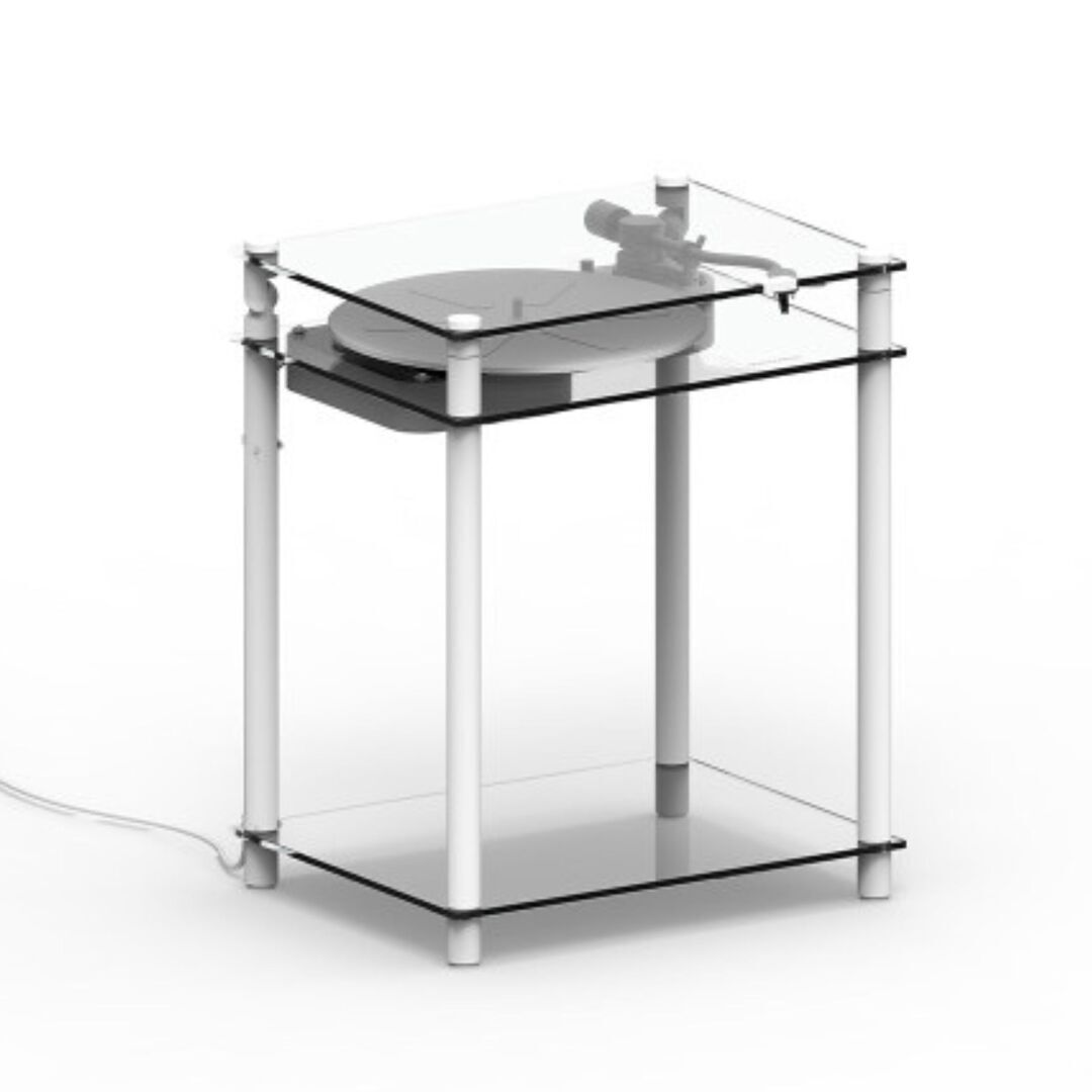 Transparentsound Turntable Tischständer von Transparent Weiss