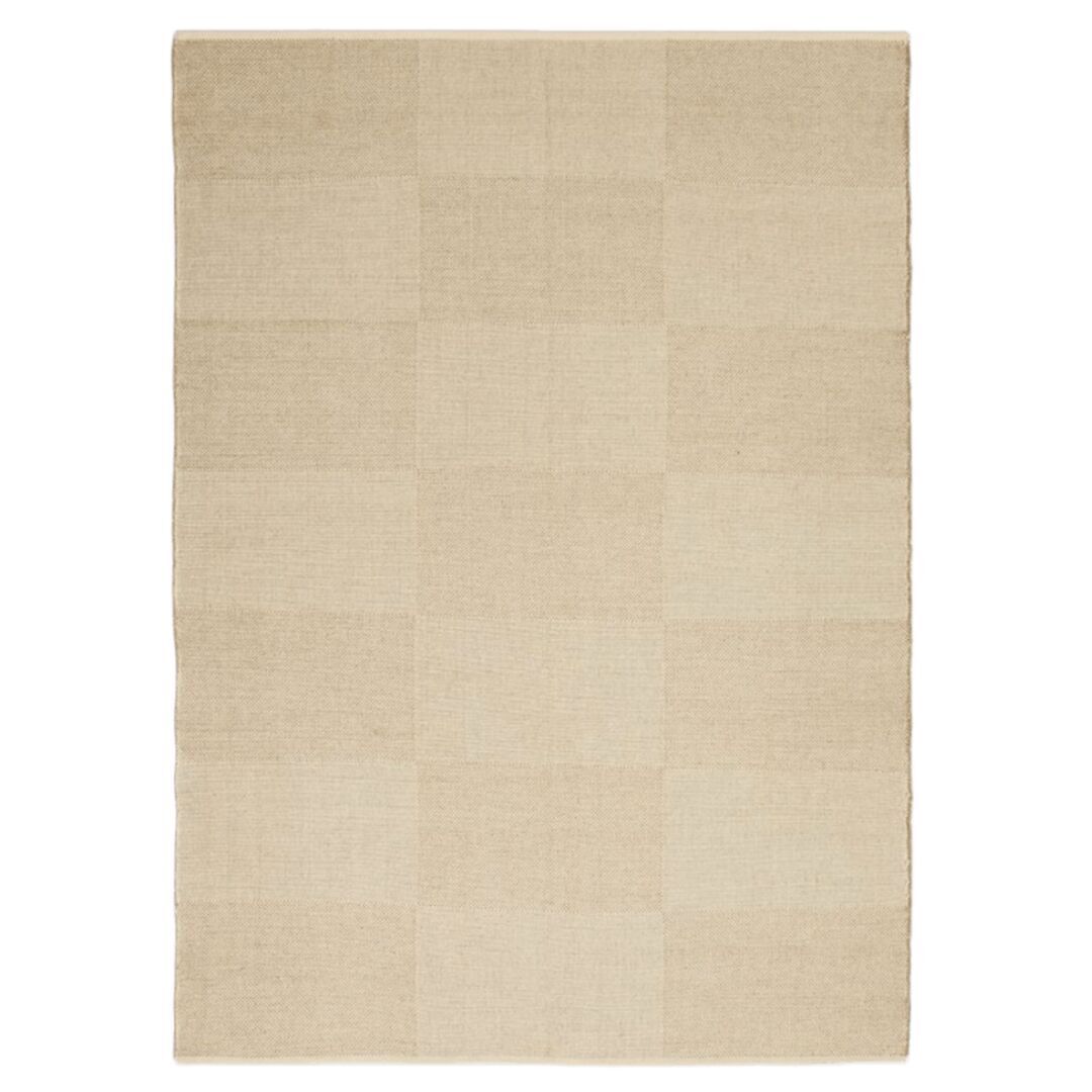 HAY Accessoires Check Rug L Sand, B: 170 cm / L: 240 cm 