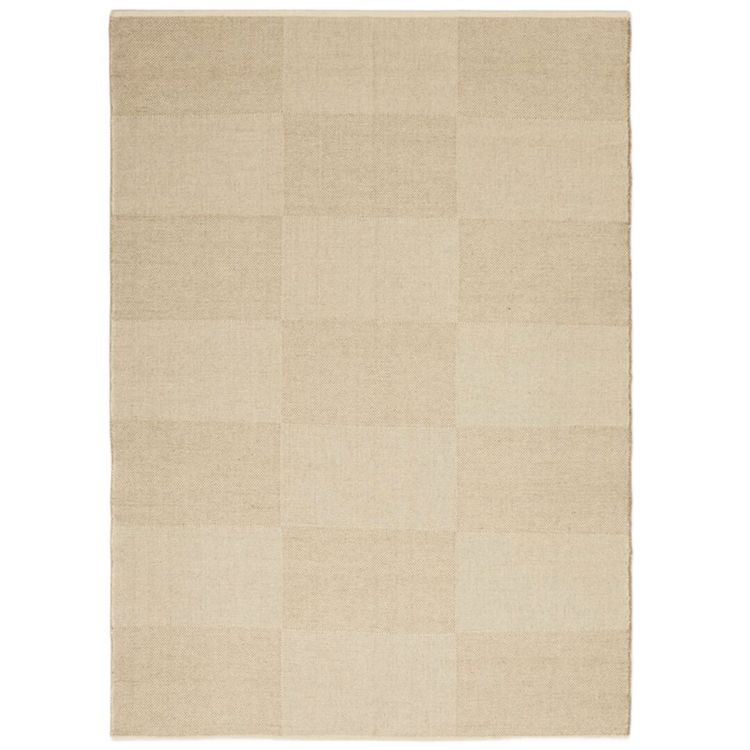 HAY Accessoires Check Rug L Sand, B: 200 cm / L: 300 cm 
