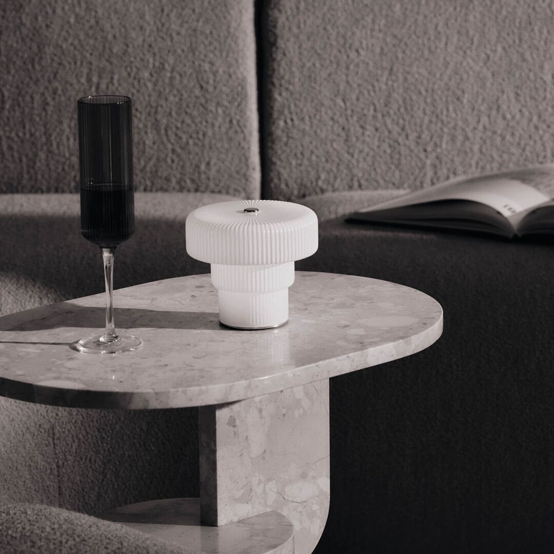 Ferm Living Sektglas Ripple von Ferm Living