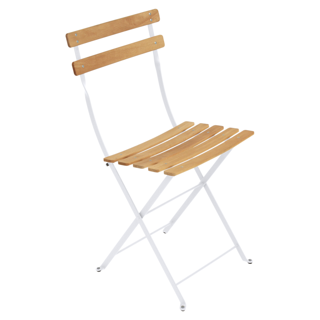 Fermob Bistro Naturel Klappstuhl von Fermob Weiss 01