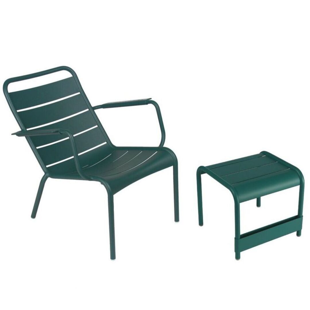 Fermob Tiefer Sessel 'Luxembourg'  Acapulcoblau 21
