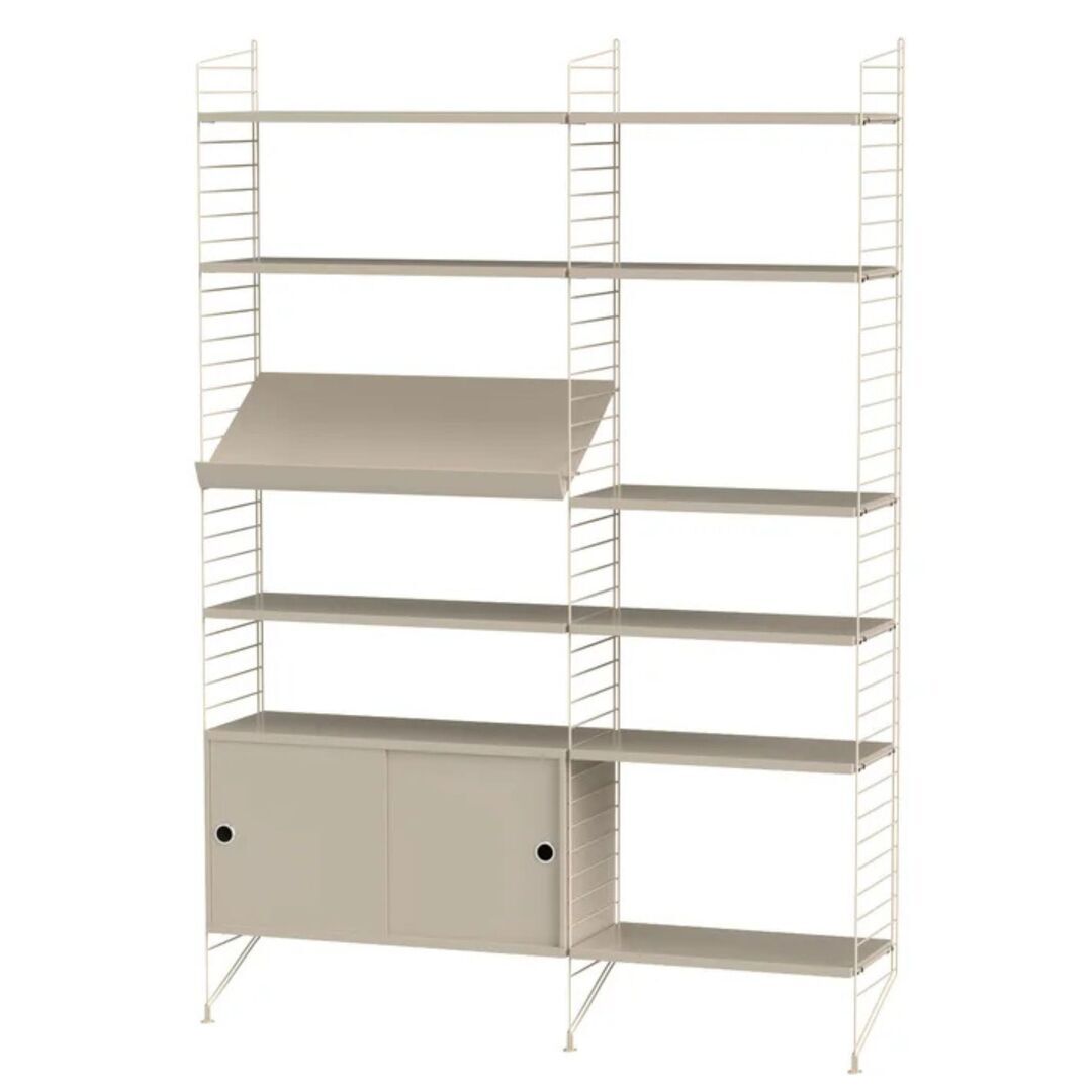 String_Furniture_System_Wohnzimmer_H_Beige_Beige