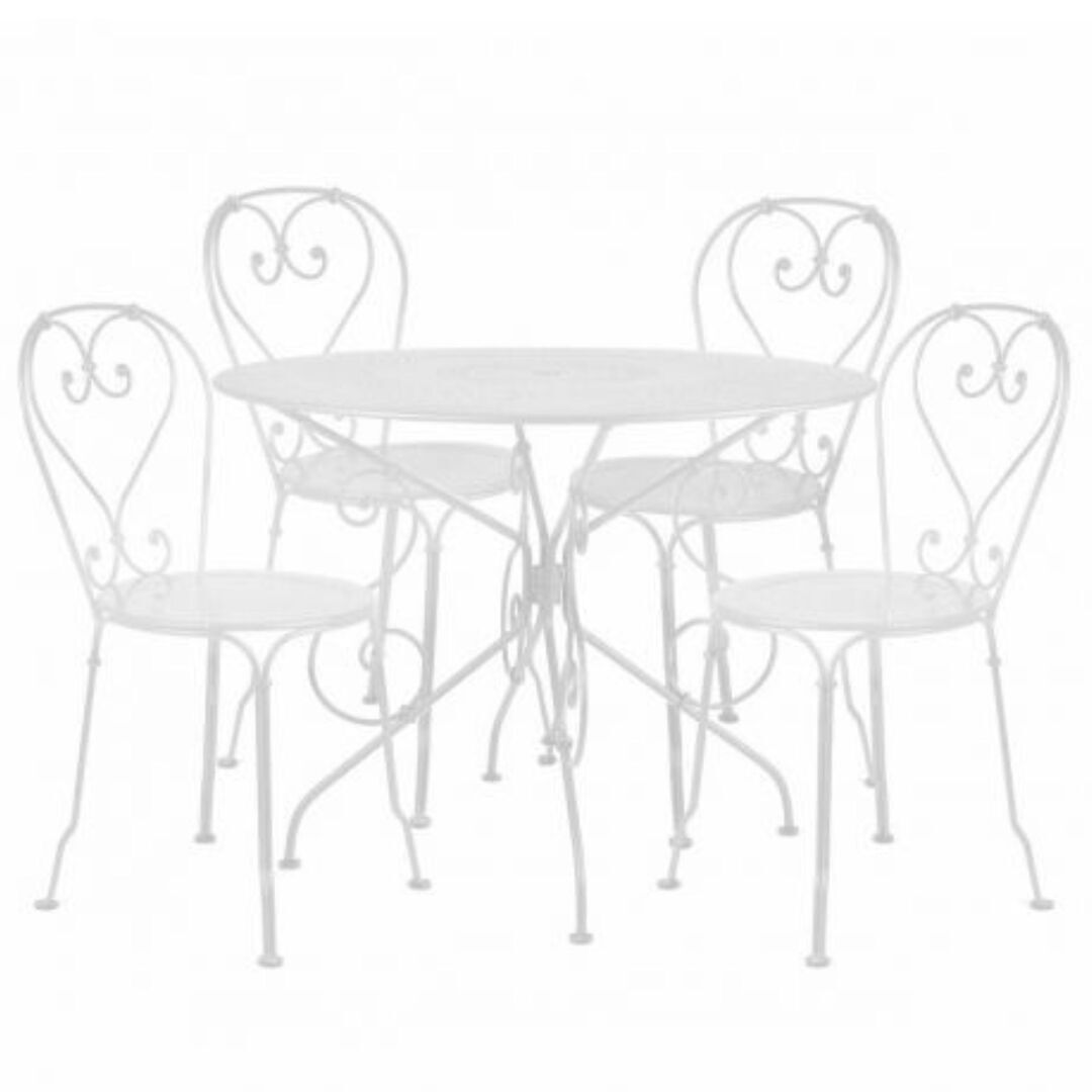 1900 Garten-Set 4 Stühle und 1 Tisch von Fermob